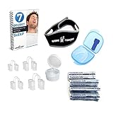Snore Fighter Anti snoring devices Anti Snoring solution 4 in 1 pack Free Ebook Money Back Guarantee