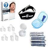 Snore Fighter Anti snoring devices Anti Snoring solution 4 in 1 pack Free Ebook Money Back Guarantee