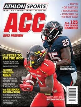 Athlon Sports 2013 College Football Acc Preview Magazine