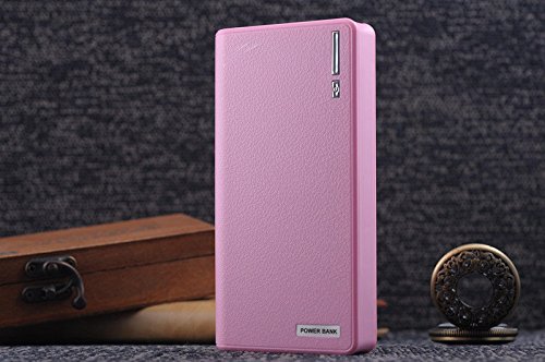 50000mAh Backup External Battery USB Power Bank Pack Charger for Cell Phone - Pink