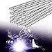 Aluminum Welding Rods, EEEKit 20-Pack Universal Low Temperature Aluminum Welding Cored Wire for Electric Power, Chemistry, Food, Silver 2mm330mm