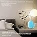 Cadrim Cute Diffuser, Aromatherapy Essential Oil Diffuser Ultrasonic Water Vaporizer Cool Mist Humidifier with 9 Colors Waterless Auto-Off No Noise for Baby Kids Bedroom Living Room (180ml)