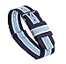 BARTON WATCH BANDS 22mm Navy/Sky/Ivory Standard Length Ballistic Nylon NATO® Style Straps