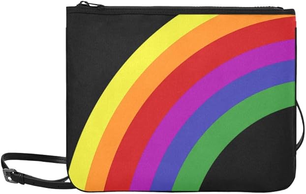 Bolso bandolera Embrague Colores del arco iris Símbolo ...