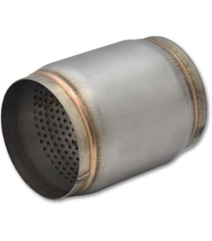 Vibrant Performance 17695 Stainless Steel Race Muffler - 3" Inlet/Outlet, 5" Long, True Straight-Through Design