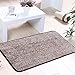 Door mat (18 x 30) Indoor Outdoor Super Absorbs Mud Doormat Non Slip No Odor TPR Back (Eco-Friendly Safe Materials) Easy Clean Cotton Kitchen Mat Pet Dog Mat (30