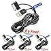 T POWER 4 x pcs 30-pin 6.6 ft Long Cable for Samsung Galaxy Tab Note 7.0 7.7 8.9 10.1 Galaxy Tab 7