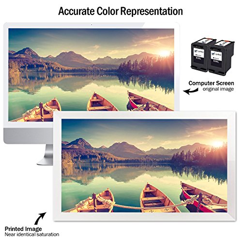 Cartlee 2 Black Remanufactured 63XL 63 XL High Yield Ink Cartridges for Envy 4512 4520 DeskJet 3632 2130 1110 1111 1112 2132 3630 3634 3637 3636 OfficeJet 3830 3833 4650 4655 4652 Printer