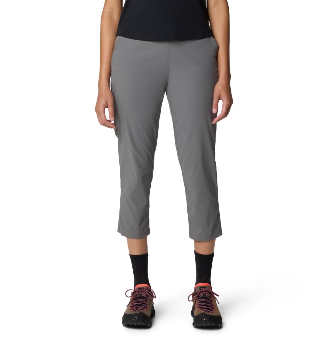 Mountain Hardwear Women’s Dynama Crop, Sediment, XX-Small x Regular