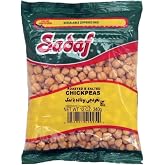 Sadaf Roasted &amp; Salted Chickpeas - Roasted Chickpea Snacks - Natural Appetizer - Garbanzo - 12 Oz Resealable Bag