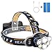 Headlamp Flashlight, 12000 Lumen Ultra Bright 6 LED Lamps Headlight with USB Rechargeable Batteries, 8 Modes Waterproof Head Lamp for Cycling Camping Fishing Hiking Jogging