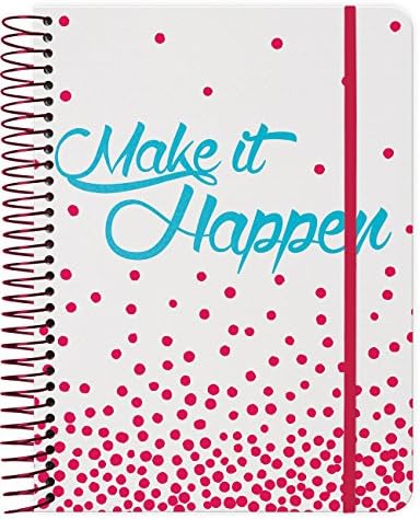 Make It Happen 2018 Weekly Note Planner Spiral Bound