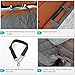 Henkelion Dog Seat Cover for Back Seat, Dog Car Seat Covers for Dogs Pets, Car Hammock for Dogs, Bench Rear Seat Cover for Dogs, Waterproof Protective Dog Seat Covers for Cars SUV Trucks - Grey