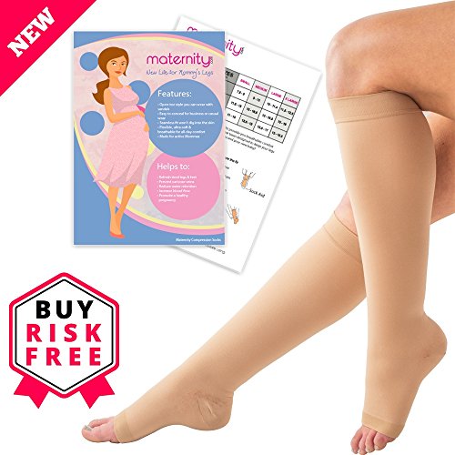 Maternity Compression Socks, 15-21mmHg 
