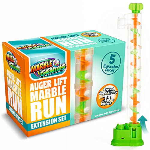Marble Genius Expandable Auger Lift, Marble Run Accessory Set ...