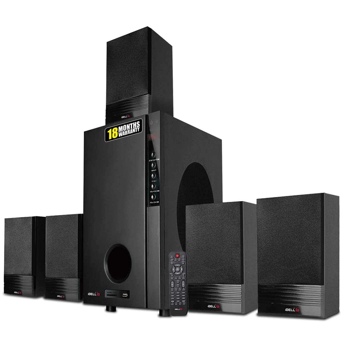 Ibell 2448 5 1 Home Theatre Speaker System Multimedia With Fm Stereo Bluetooth Usb Sd Mmc Aux Function Price Buy Ibell 2448 5 1 Home Theatre Speaker System Multimedia With Fm Stereo Bluetooth Usb Sd Mmc Aux Function Online In