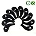 Aree Golf Club Covers,Neoprene Zipper Putter Headcover for Golf Club Iron Head Covers Set for All Standard Clubs 10 PCS