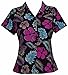 Hawaiian Shirt Women Floral Leaf Print Aloha Beach Top Blouse Casual