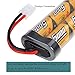 2 Pack 5000mAh 7.2 Volt Nimh RC Car Rechargeable Battery Pack with Tamiya Connectors for RC Cars Duratrax,traxxas rc Cars Electric, Electric Rc Monster Trucks,Traxxas, LOSI, Associated, HPI, Kyosho