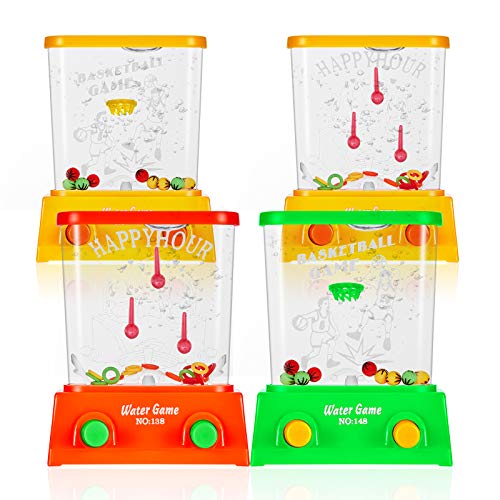 Gejoy 4 Pieces Water Games Handheld Water Ring Toss