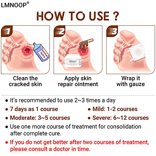 LMNOOP® Bed Sore Cream, Maximum Strength Wound Care Ointment for