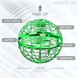 Flying Ball Toy Globe 360°Rotating Hand Controlled
