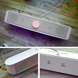 Tilted Nation Computer Soundbar for Desktop - USB