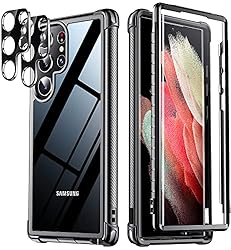 Temdan for Samsung Galaxy S23 Ultra Case, [Built-in