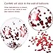 12 Inch Latex Burgundy Balloons Wine Balloons Confetti Balloons for Wedding Bridal Shower Birthday Party Anniversary Decoration & Women Party,110 Piece
