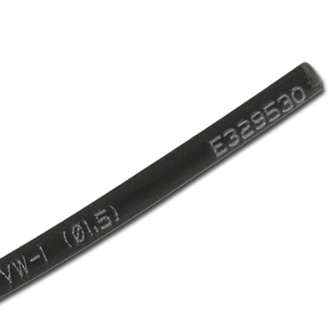 Sourcingmap Black 1.5mm Dia. Heat Shrink Tubing Shrinking Tube Sleeve Wrap Wire 1M