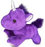 Checkered Fun Unicorn Stuffed Animal - Plush Toy - 12” Cute, Fluffy, Purple Unicorn - Gift For Kids Teens and Unicorn Lovers