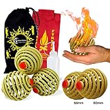 Fyrefli fire juggling balls (80mm) Pro Fire Juggling Ball Set of 3 and fuel bottle + Travel Bag.