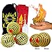 Fyrefli fire juggling balls (68mm) Pro Fire Juggling Ball Set of 3 and fuel bottle + Flames N Games Travel Bag.