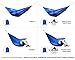 Yes4All Ultra Light Hammocks - Double - Blue - ²LKJBZ