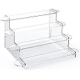 NiHome 4-Tier Bamboe & Acryl Wenskaart Display Stand