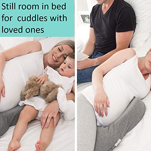 2 in1 Pregnancy Pillows, Chiro Designed Maternity Pillow with 100