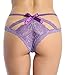 Sofishie Sexy Cage Back Panties - Dark Purple - Large