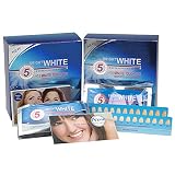 Grinigh Professional Teeth Whitening Gel Strips with Advanced Seal Technology | 28 Treatments, mint flavor