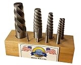 Drill Hog USA 8 Pc Spiral Easy Out Set Round Screw Extractor