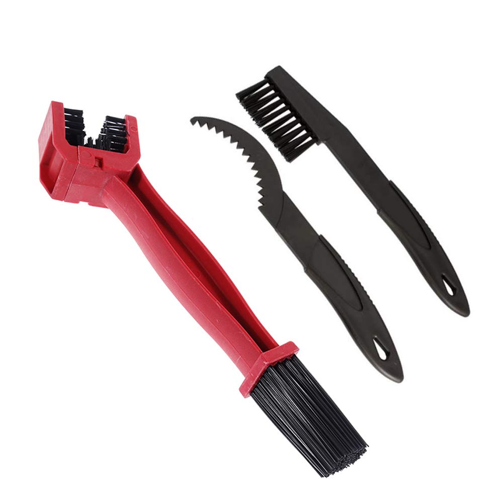 IKAAR Bike Chain Cleaner Tool Kit, Chain Cleaning Tools with Gear Chain Brush/Scrubber, For All Types of Bicycle/Cycling Mountain Bike Chains