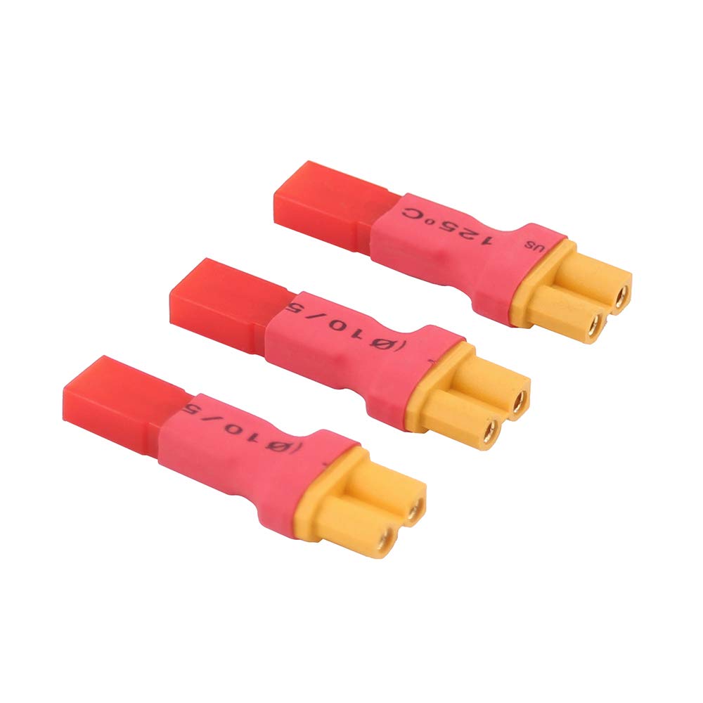 OliRC 3pcs XT30 / XT-30 Female to JST Adapter(C94-3)