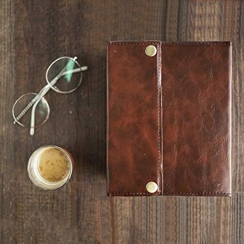 PRASTARA Leather Pocket Diary with Double Tick Button 5X7 Inches