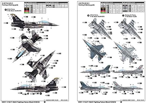 Trumpeter 1:144 - F-16A/C Fighting Falcon Block 15/30/32, Various - Image 5