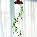 Bukm Color-Changing LED Solar Mobile Wind Chime, Solar Powered LED Hanging Lamp Windchime Light Wind Chimes for Outdoor Indoor Home Yard Garden Decoration (Hummingbird)