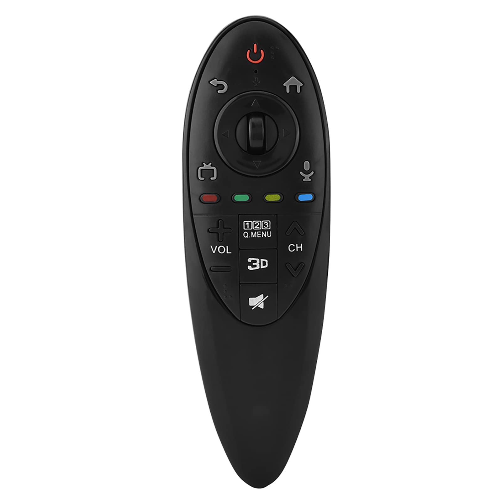 Socobeta Remote Control Smart 3D TV Replacement Television Non-conflict Remote Controller Compatible with TV