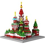 POCO DIVO Saint Basil's Cathedral St. Vasily the Blessed Russia Vasile Assumption Cathedral Pokrovsky Church Micro Block Building Set (1860 pcs)