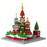 POCO DIVO Saint Basil's Cathedral St. Vasily The Blessed Russia Vasile Assumption Cathedral Pokrovsky Church Micro Block Building Set (1860 pcs)