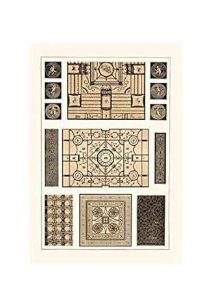 Amazon Com Buyenlarge Painted Ceilings And Pavements From Pompeii