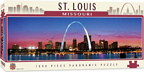 MasterPieces American Vistas Panoramic St. Louis Jigsaw Puzzle, 1000-Piece