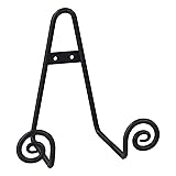 Tripar Decorative Scroll Rack, Large Black Display